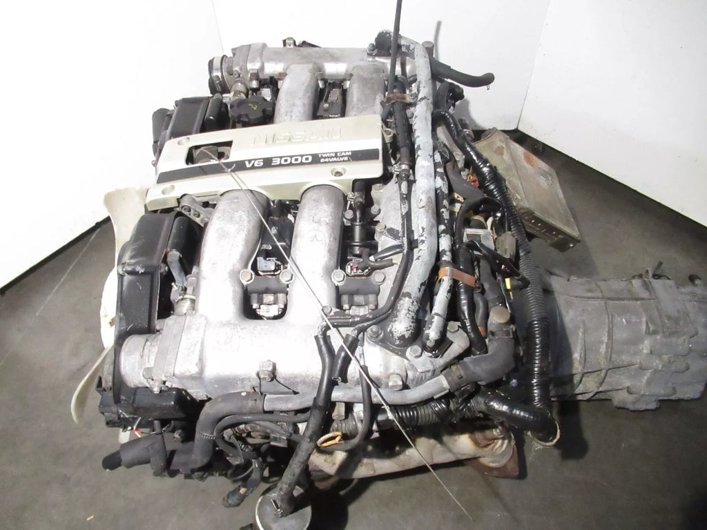 NISSAN 300ZX ENGINE 1990 1991 1992 1993 1994 1995 6CYLINDERS 3.0L JDM VG30DE MOTOR WITH 5SPEED MANUAL TRANSMISSION VG30