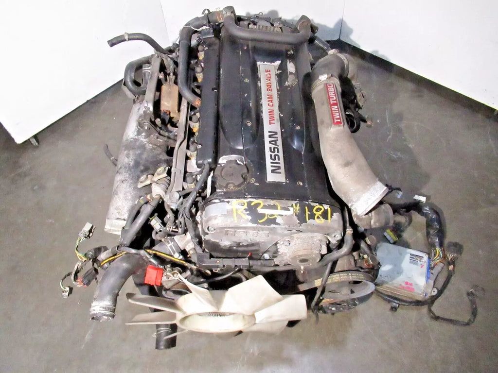 1989-1992 Nissan Skyline Engine 6 Cyl 2.6L JDM RB26DET Motor